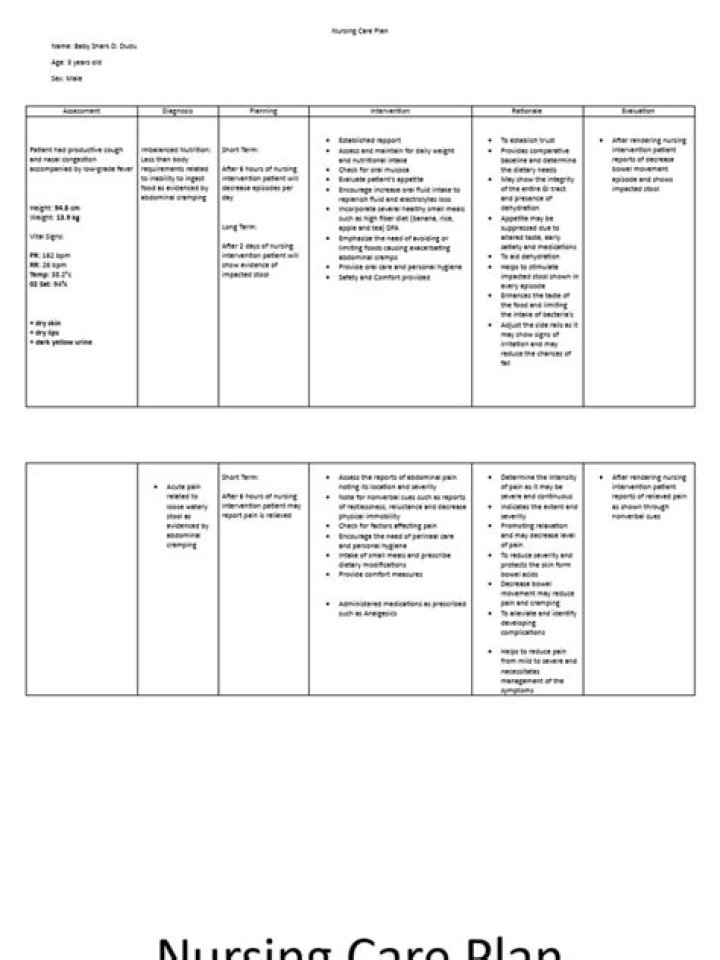 Pediatric Nursing Care Plans PDF for Effective Child Health Management