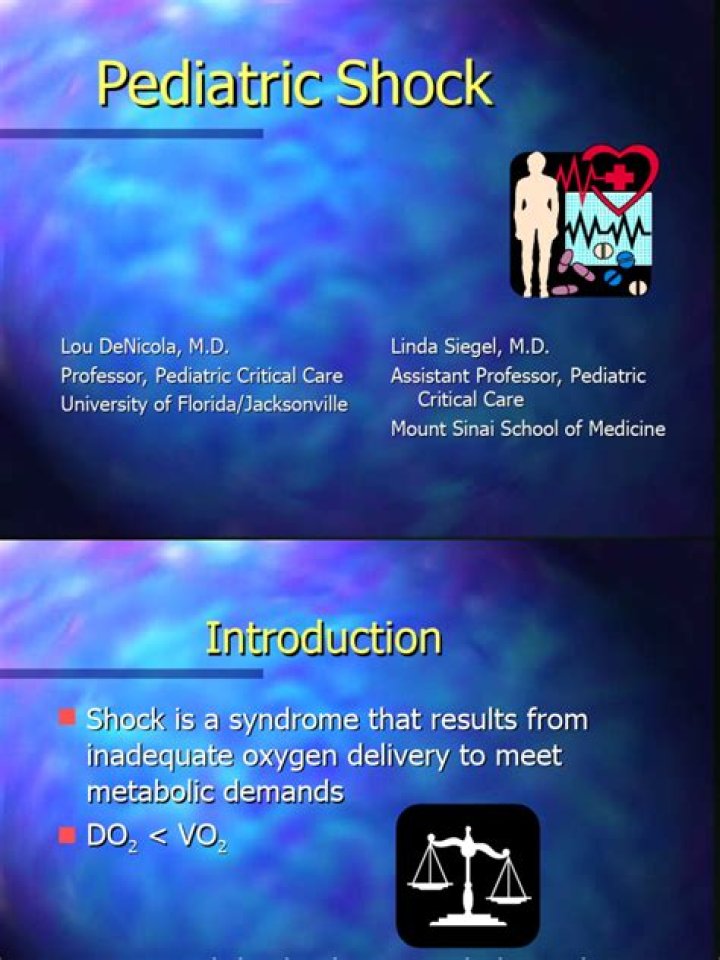 Pediatric Shock Management: Essential PDF Guide for Clinicians