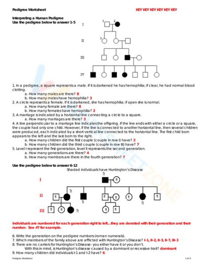 Pedigree Analysis Problems & Solutions: Expert Answers PDF