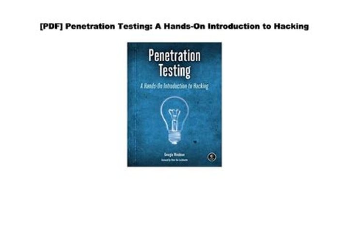 Penetration Testing: A Hands-On Introduction to Hacking – PDF Guide