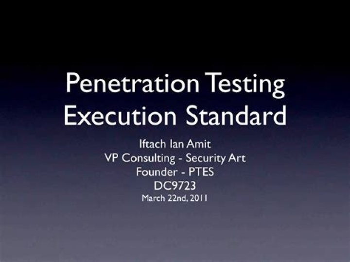 Penetration Testing Execution Standard PDF: Complete Compliance Guide
