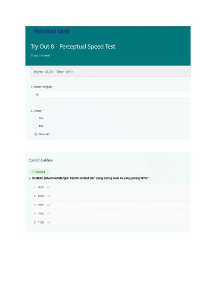 Perceptual Speed Test PDF: Fast Results & Accurate Evaluation