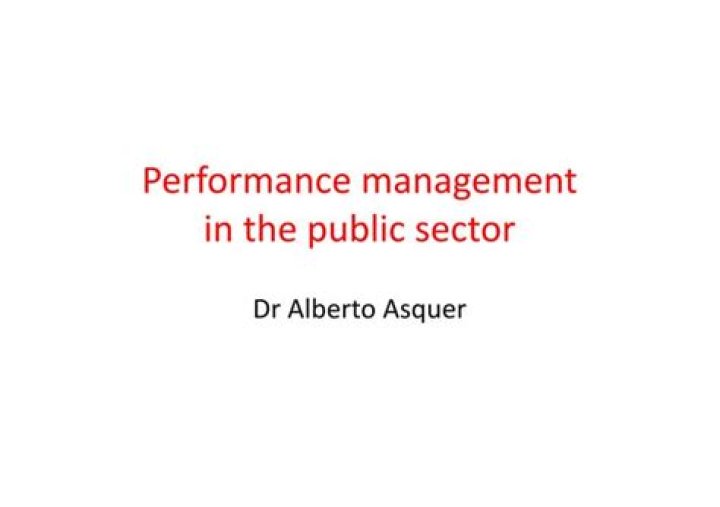 Performance Management in the Public Sector: Key Strategies and Implementation Guide