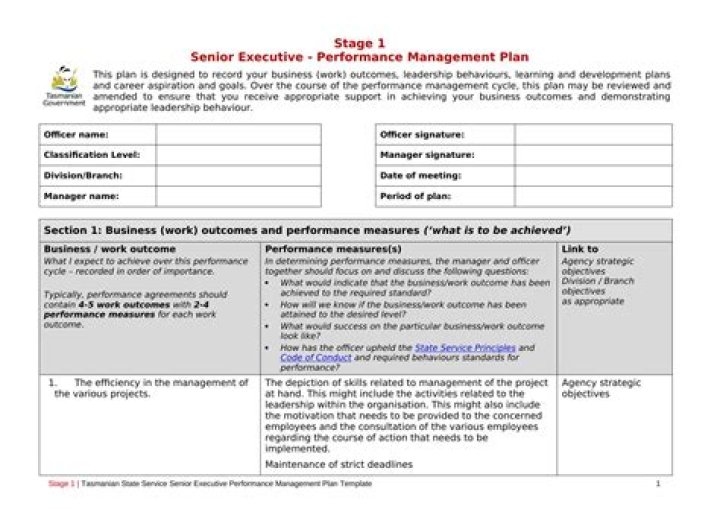 Performance Plan PDF: Template & Guide for Better Results