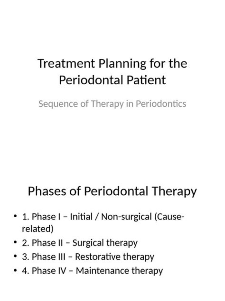 Comprehensive Periodontal Treatment Plan PDF for Healthy Gums