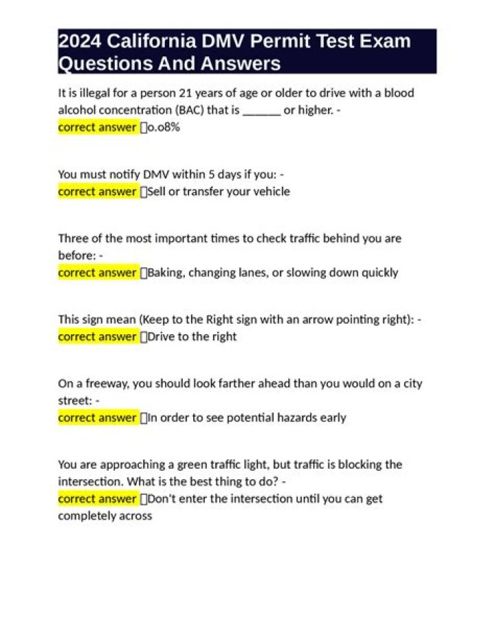 Permit Test Questions and Answers PDF: Expert Study Guide