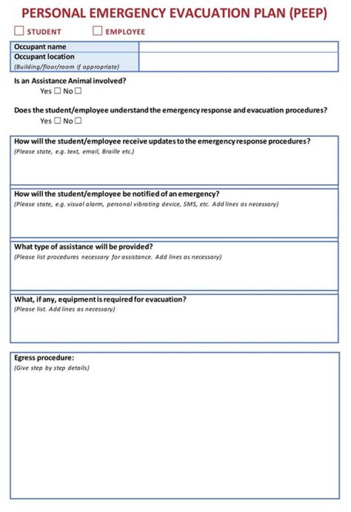 Personal Emergency Evacuation Plan PDF: Essential Guide & Template