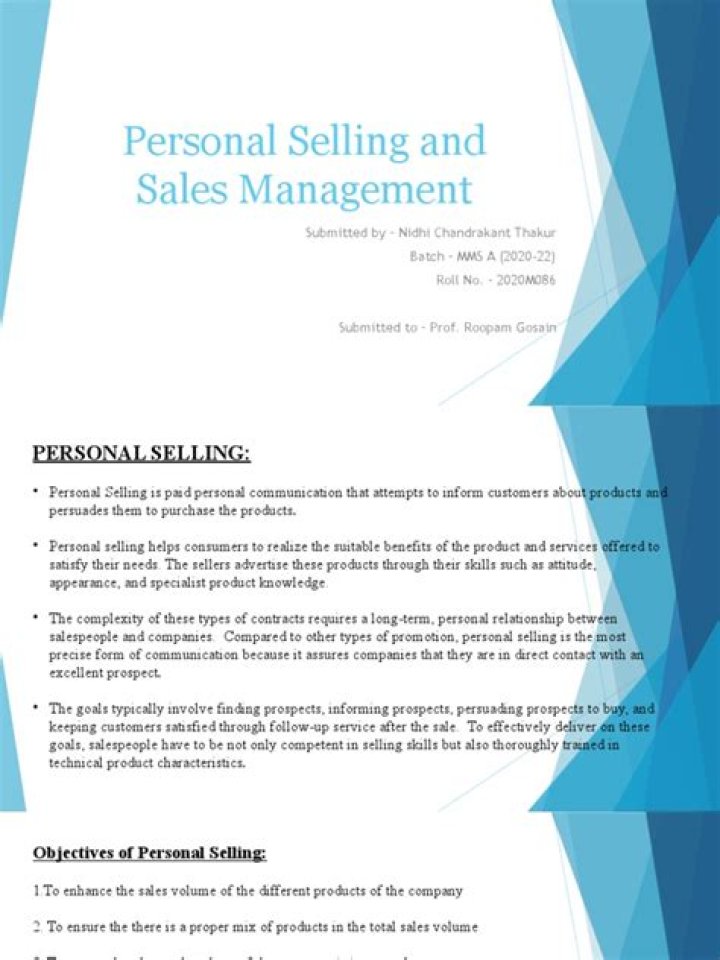 Master Personal Selling & Sales Management: Essential PDF Guide