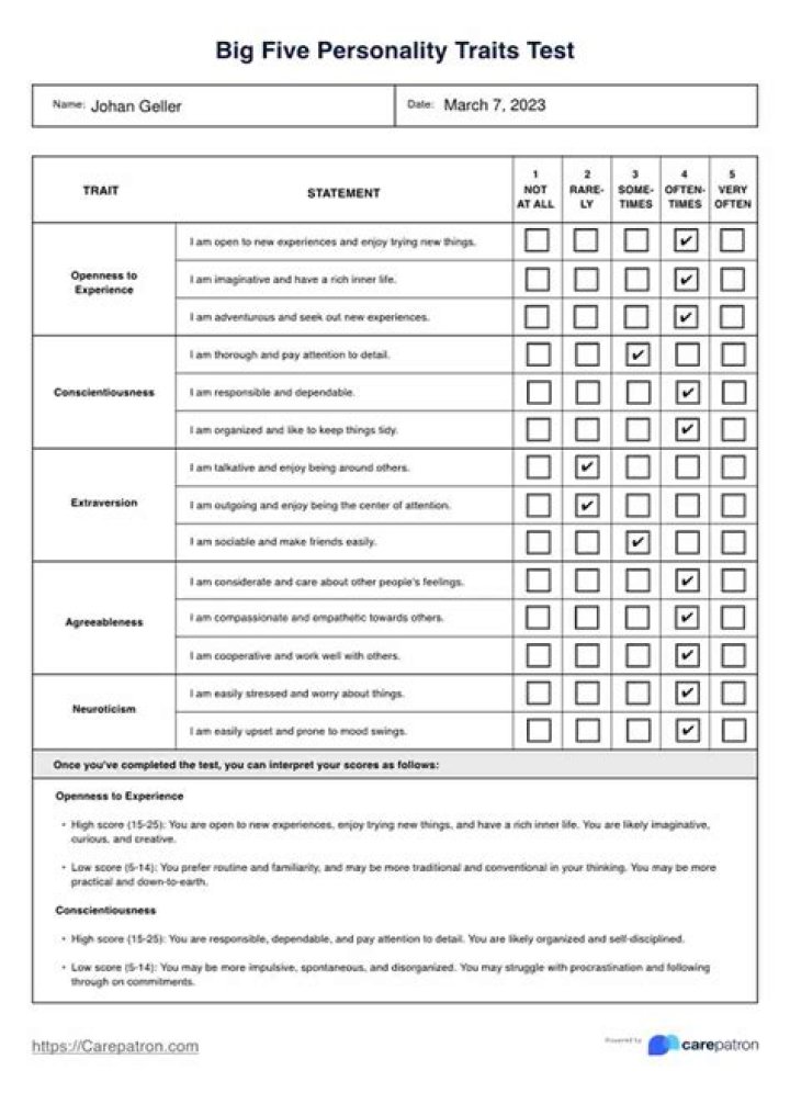 Free Personality Test PDF Download – Instant Self-Assessment