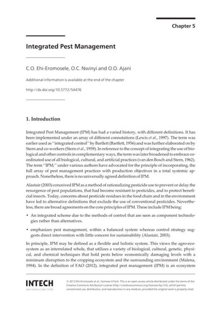 Pest Management PDF: Expert Guide to Controlling Pests Effectively
