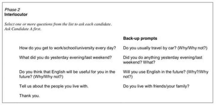 Pet Speaking Part 4: Practice Questions PDF Download