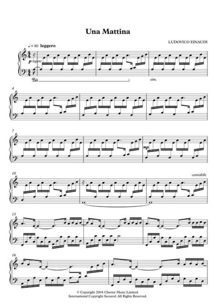 Petricor & Ludovico Einaudi Sheet Music PDF Download