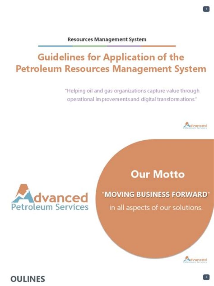 Comprehensive Petroleum Resources Management System PDF Guide