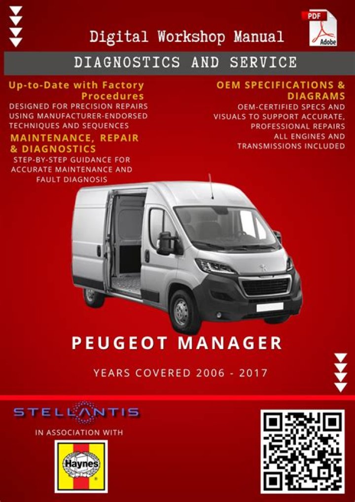 Peugeot Manager Diesel Manual PDF – Step-by-Step Repair Guide