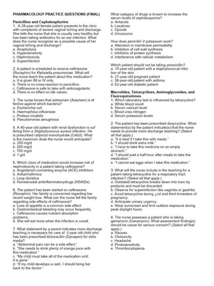 Master Pharmacology with Free Practice Questions PDF