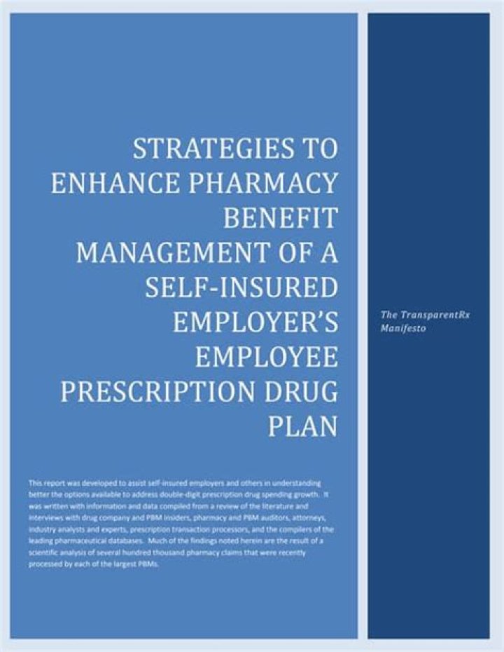 Pharmacy Benefit Management PDF: Everything You Need to Know