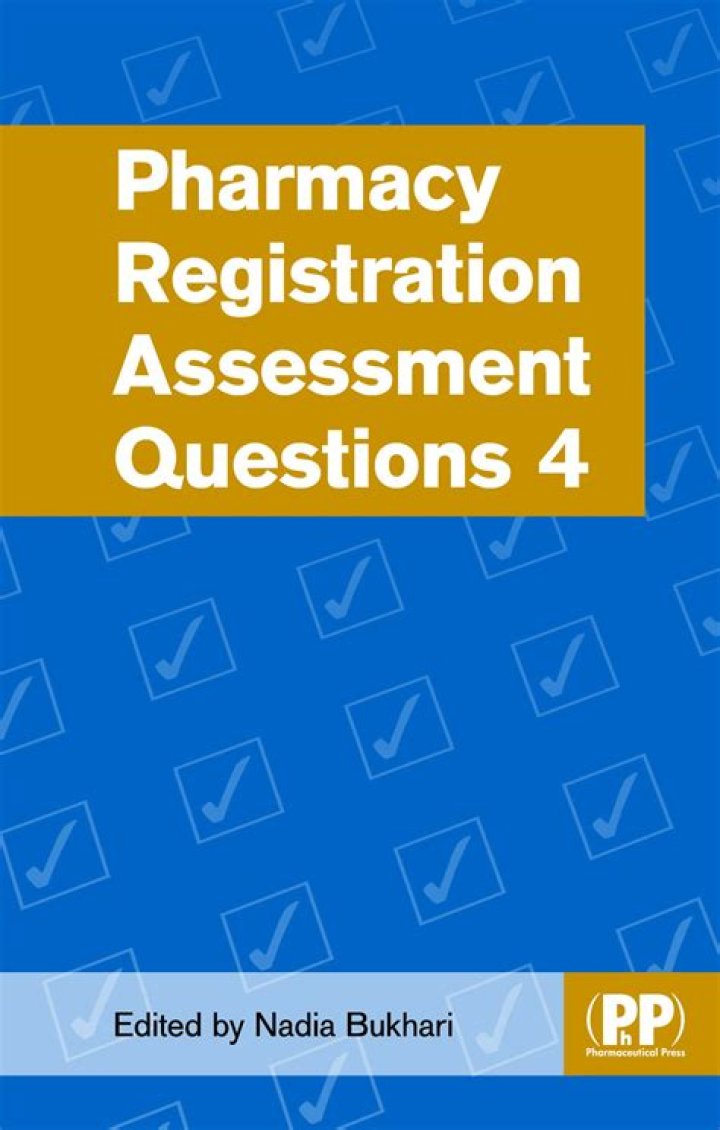 Pharmacy Registration Assessment Questions PDF: Official Test Guide
