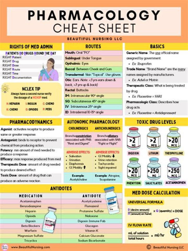 Pharmacy Tech Cheat Sheet PDF: Quick Reference for Technicians