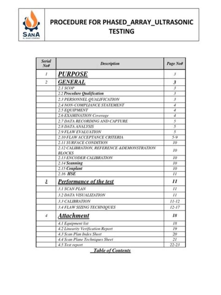 Phased Array Ultrasonic Testing Procedure PDF: Step-by-Step Guide