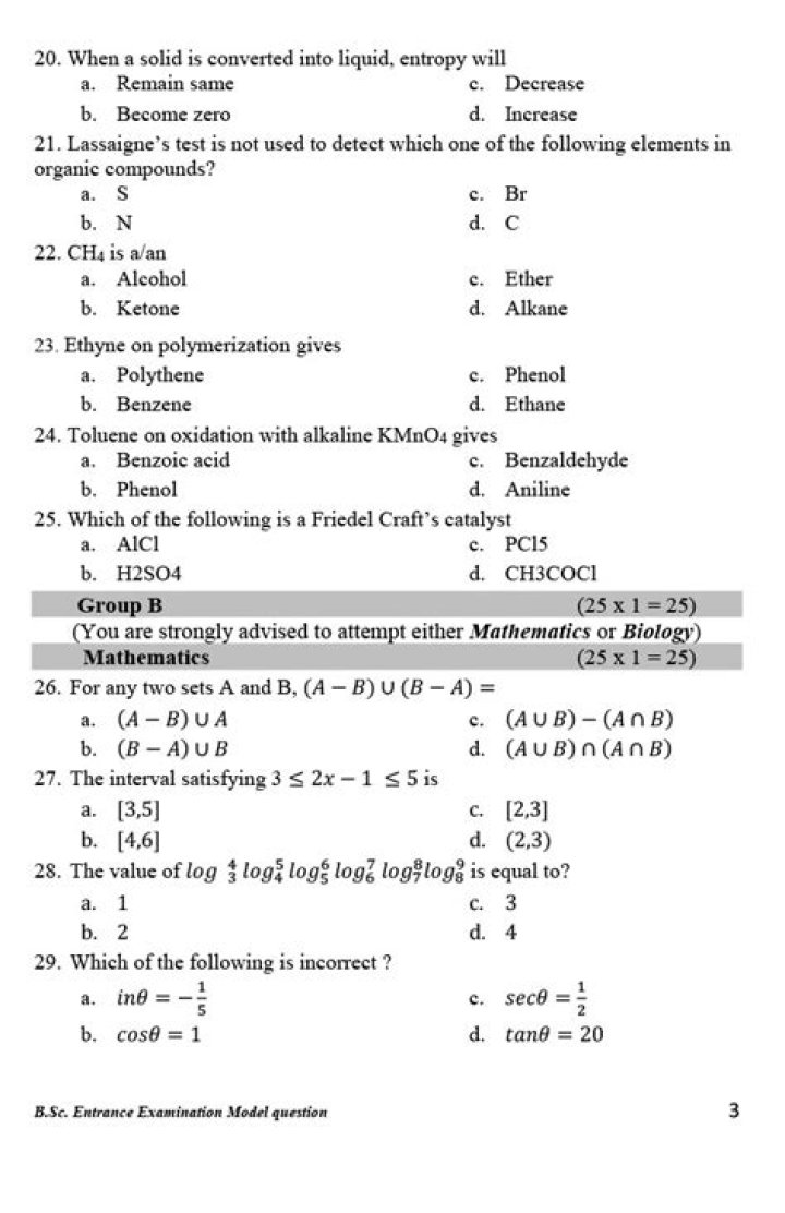 PhD Chemistry Entrance Exam Questions & Answers PDF – Full Study Guide