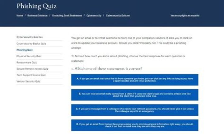 Phishing Quiz with Answers PDF – Test Your Cybersecurity Knowledge