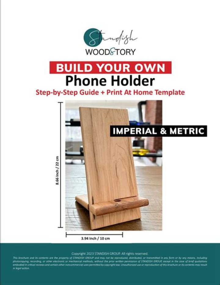 Affordable Phone Holder Plans PDF for Cars & Phones