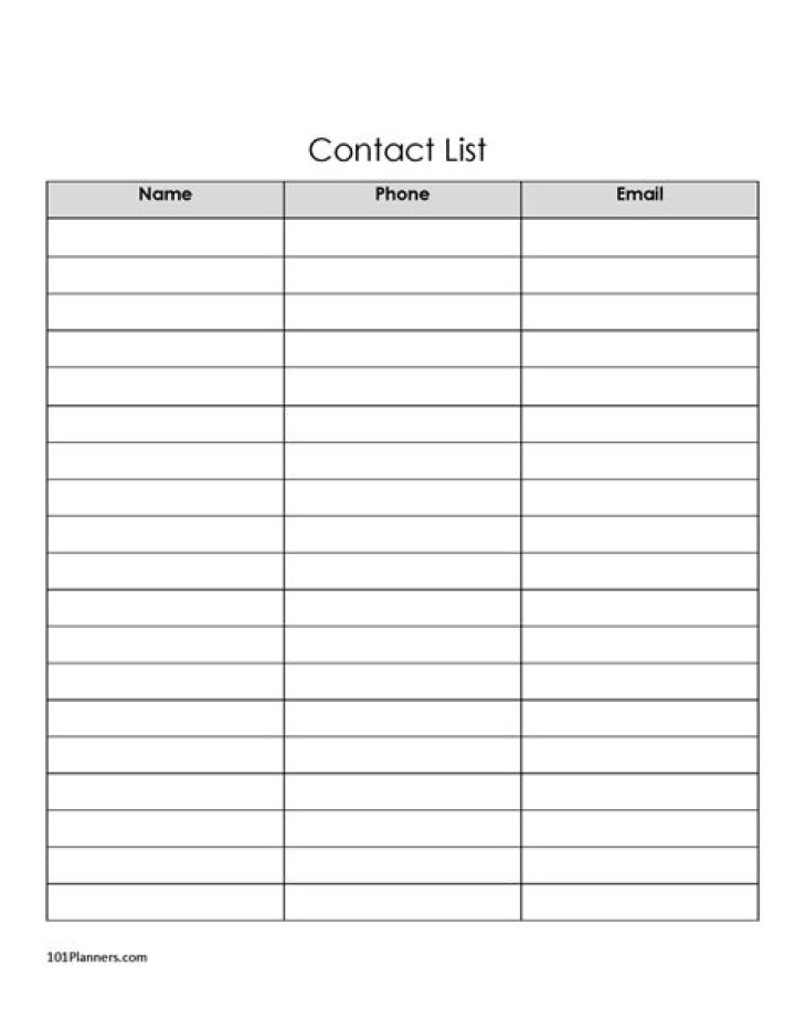 Download Free Phone List PDF Instantly