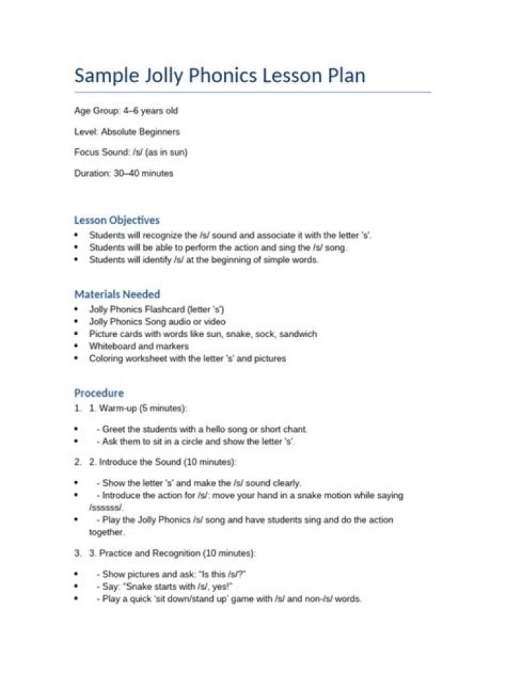 Phonics Lesson Plan PDF: Perfect for Teachers & Homeschoolers