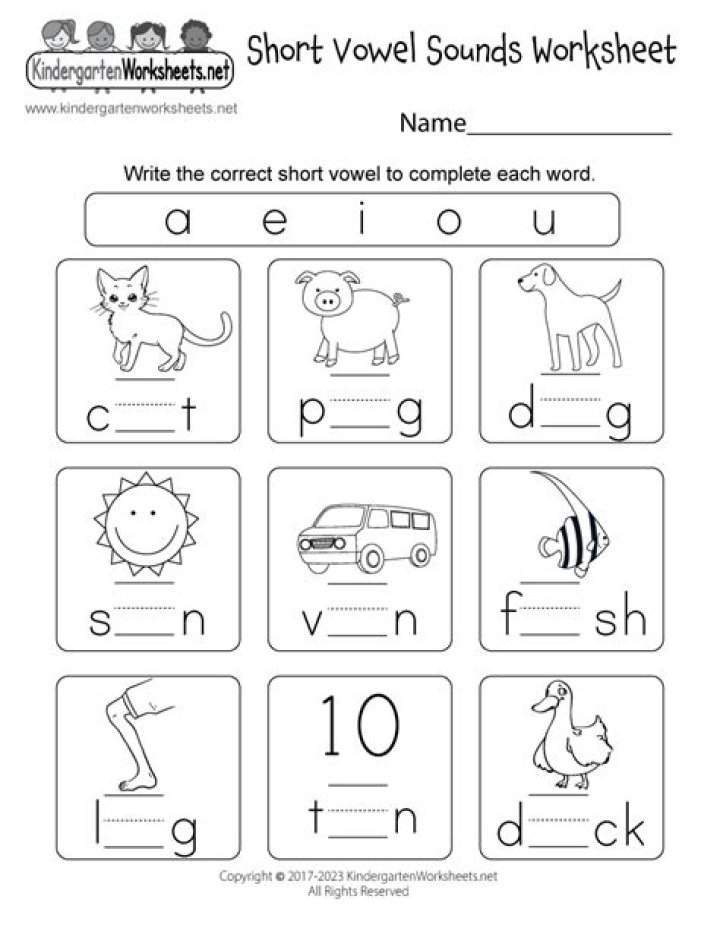 Phonics Sound Worksheets PDF – Free Printable Learning Tools