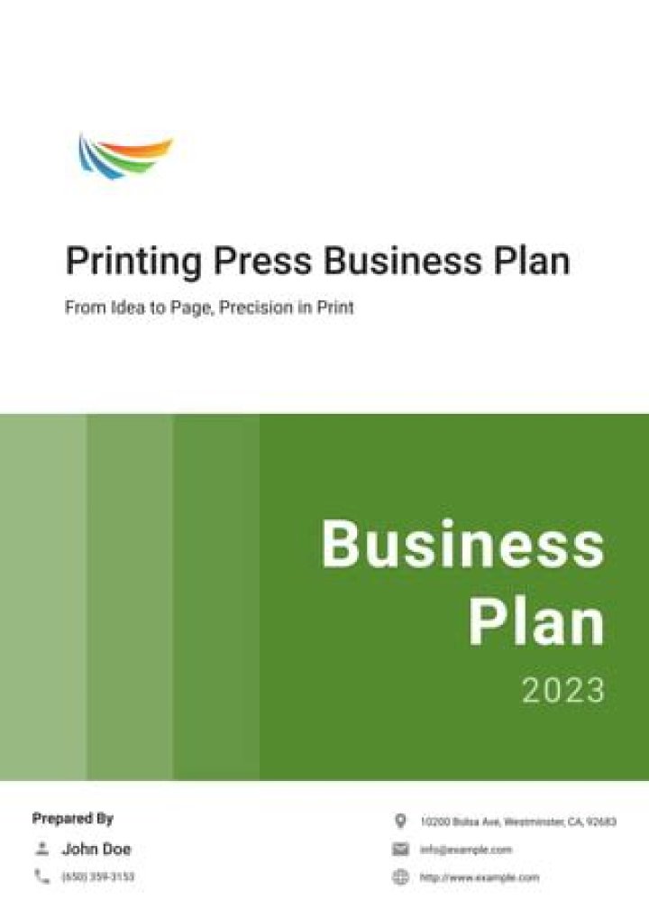 Photocopy & Printing Business Plan PDF: Step-by-Step Guide