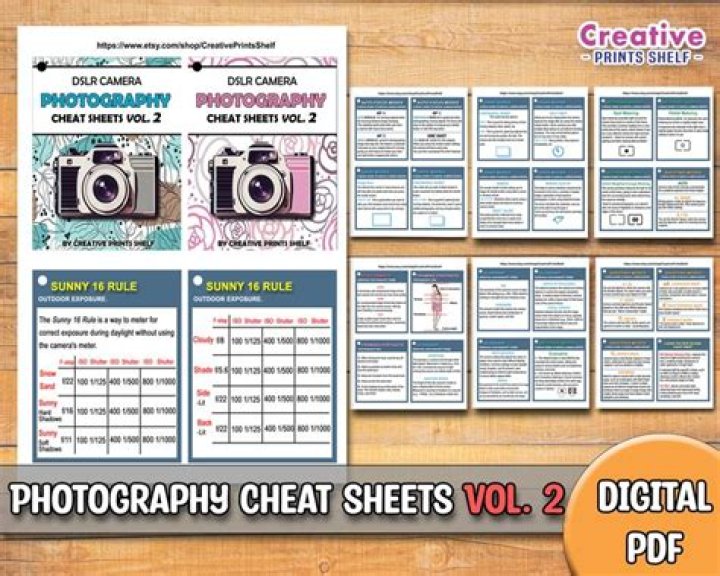 Photography Cheat Sheet & Photzy Snap Cards PDF for Quick Reference