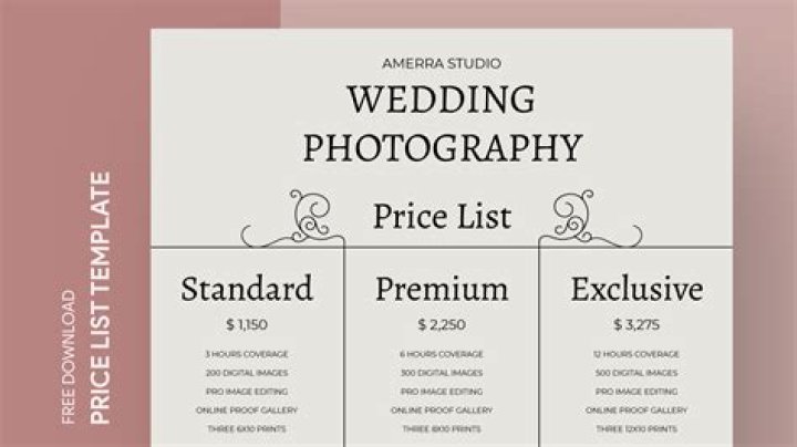 Affordable Photography Price List PDF – Get Your Quote Today