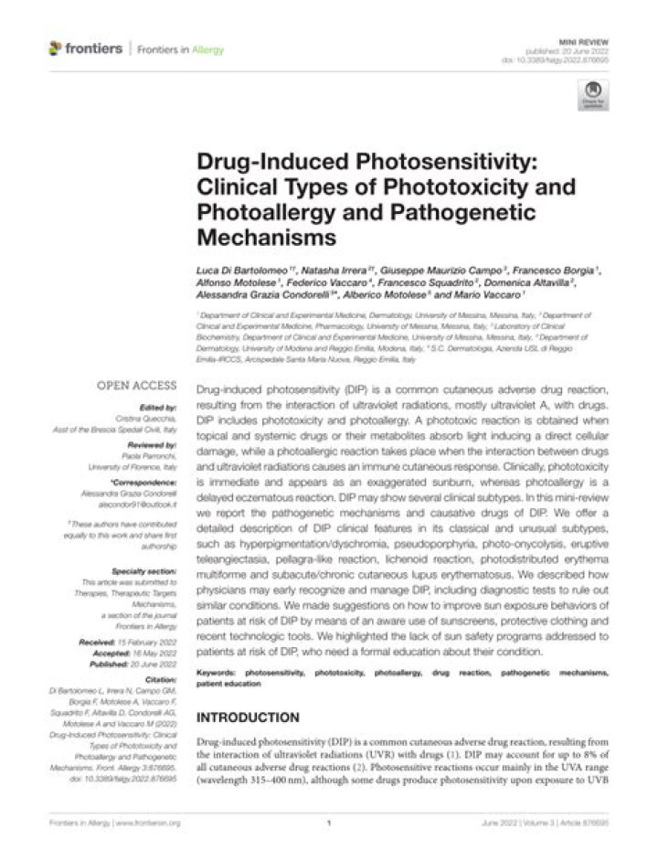 Photosensitive Drugs List PDF: Essential Safety Information