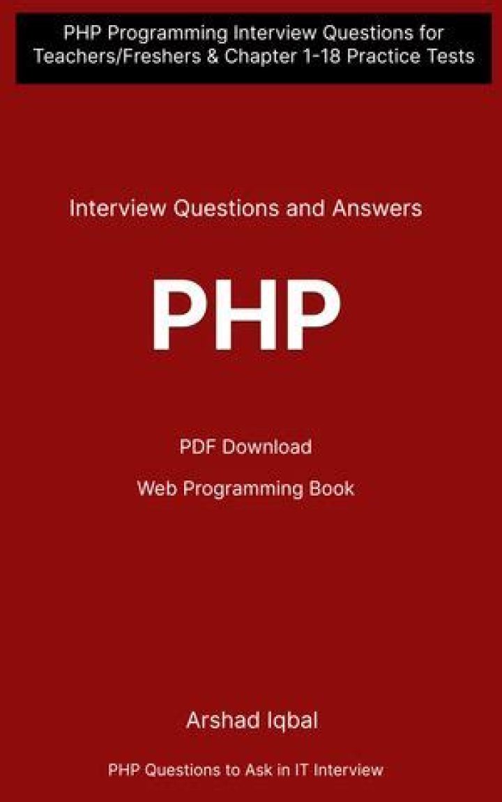 PHP Questions and Answers PDF: Expert Answers for Beginners & Developers