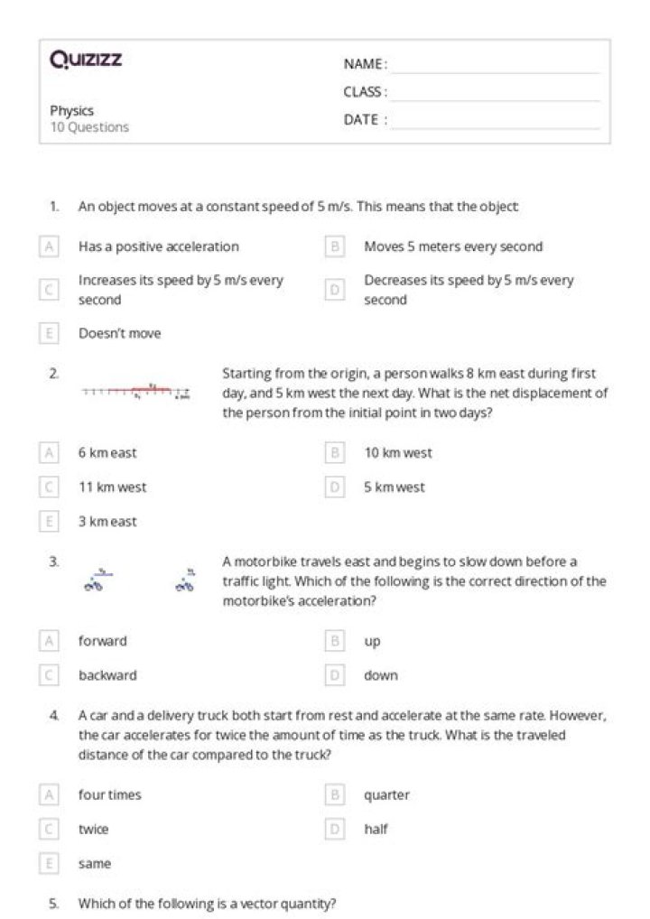 Physics Questions and Answers for Class 7 PDF – Free Download