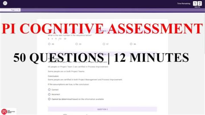 Free 50-Question Cognitive Assessment Test (12 Minutes) – Instant PDF Download