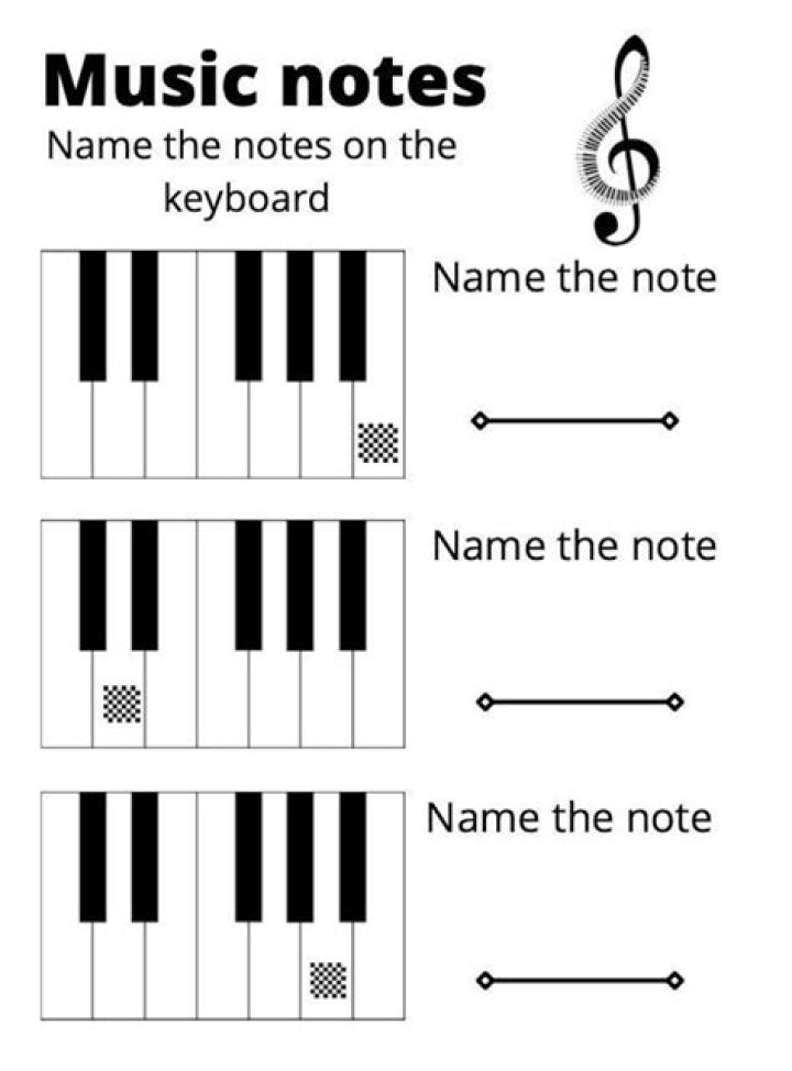 Free Piano Worksheets PDF for Beginners