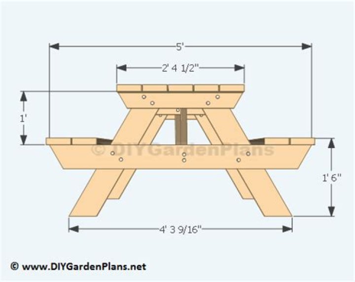 Free Download Picnic Table Plans PDF – Instant Printable Designs