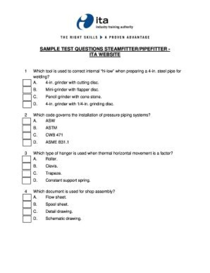 Pipefitter Test PDF: Essential Skills & Certification Guide