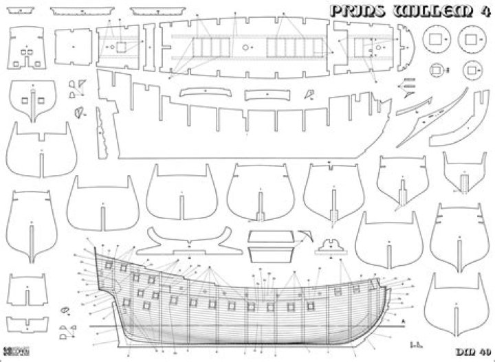 Download Pirate Ship Model Plans PDF for Free
