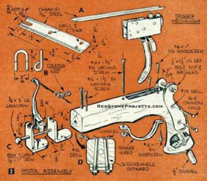 Pistol Crossbow Plans PDF: Build Your Own DIY Crossbow