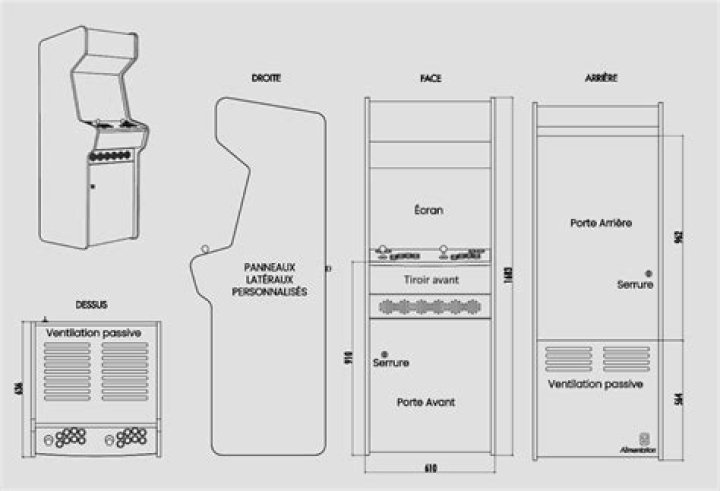 Download Free Plan Borne Arcade PDF for Arcade Design