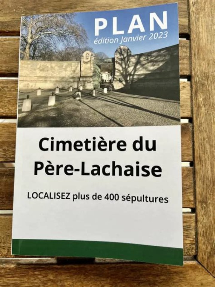 Download the Official Cimetiere Pere Lachaise PDF Plan