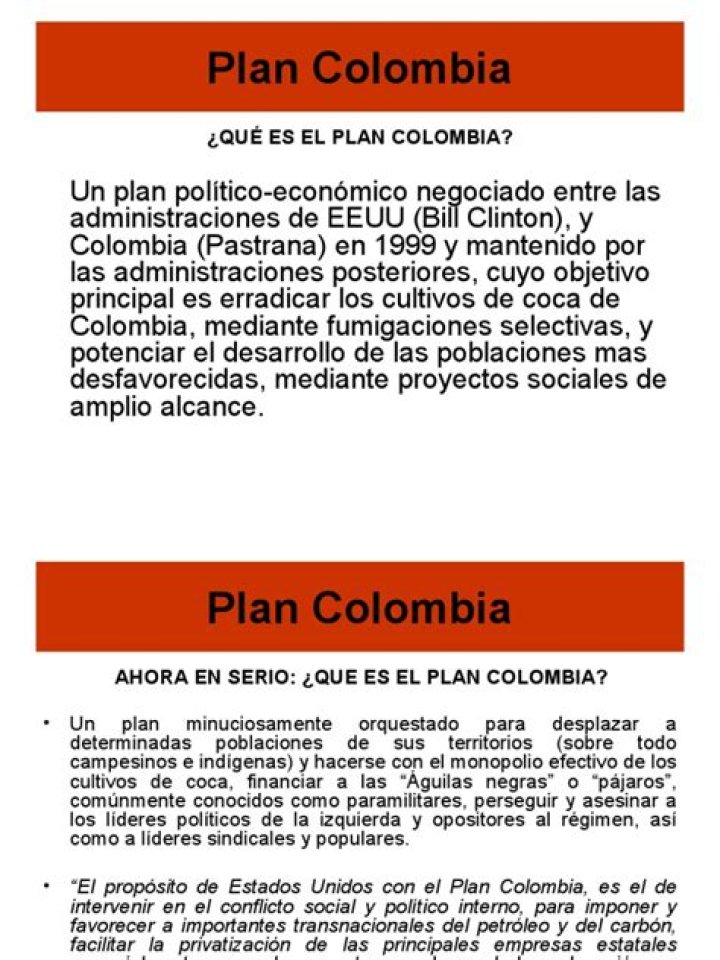 Plan Colombia PDF: Official Report & Analysis