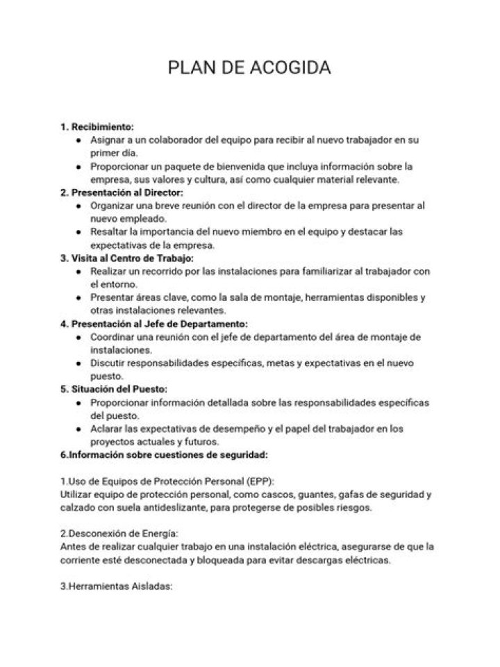 Plan de Acogida Empresa PDF: Guía Completa para la Integración Exitosa