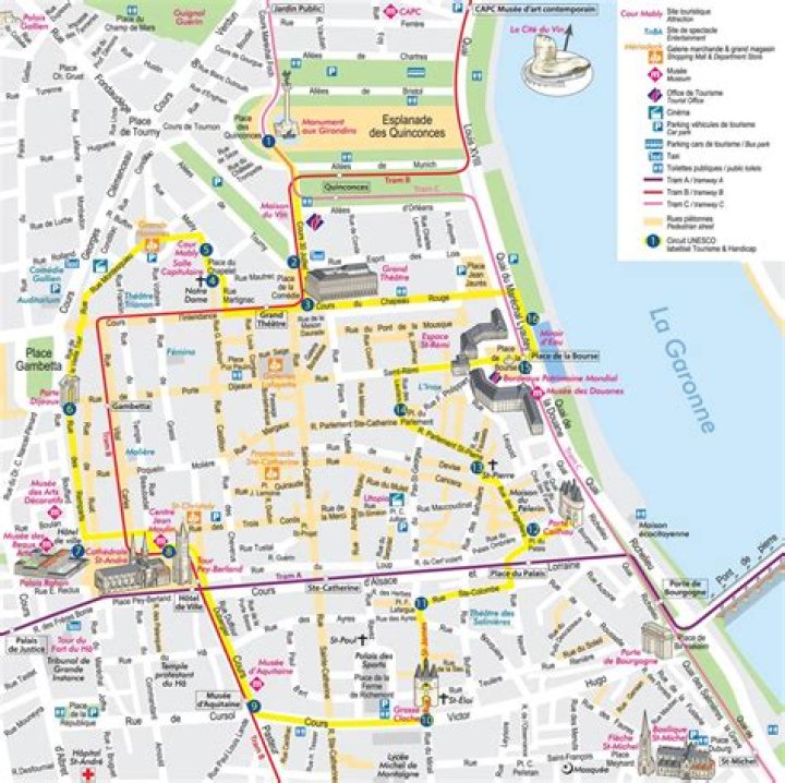 Plan de Bordeaux Centre-Ville PDF : Guide Complet pour Naviguer la Ville