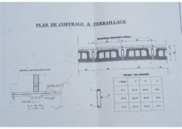 Plan de Coffrage et Ferraillage PDF Complet et Prêt à l’Usage