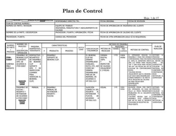 Plan de Control PDF: Guía Completa para Implementar Control Efectivo