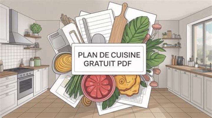 Plan de cuisine moderne PDF : Design & Organisation Idéale