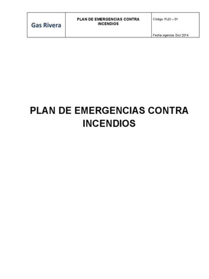 Plan de Emergencia Contra Incendios PDF: Guía Completa para la Seguridad